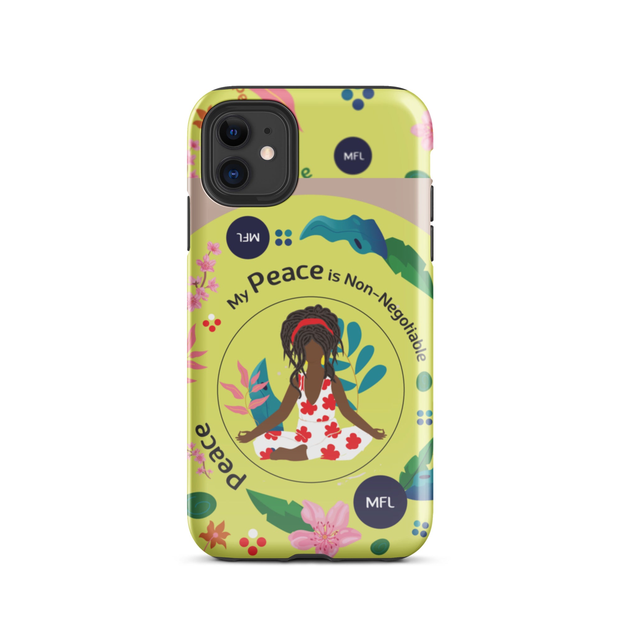 My Peace Is Non-Negotiable Tough Case for iPhone®