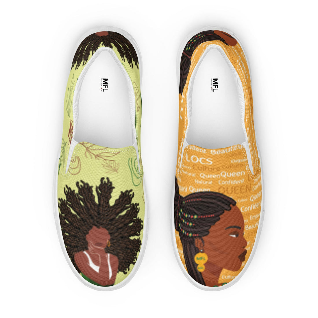 Loc Queen Women’s Slip-On Canvas Shoes (Final Sale)