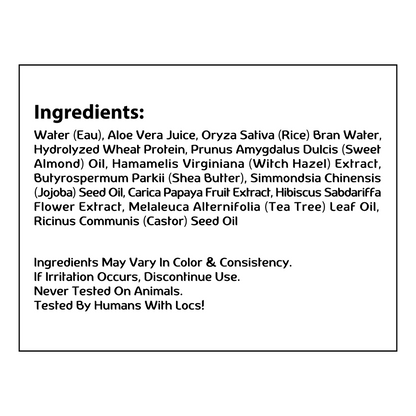Locs Vegan Aloe Refresher Spray