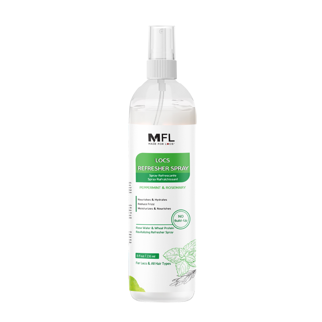 Locs Rose-Water Refresher Spray | 8 oz