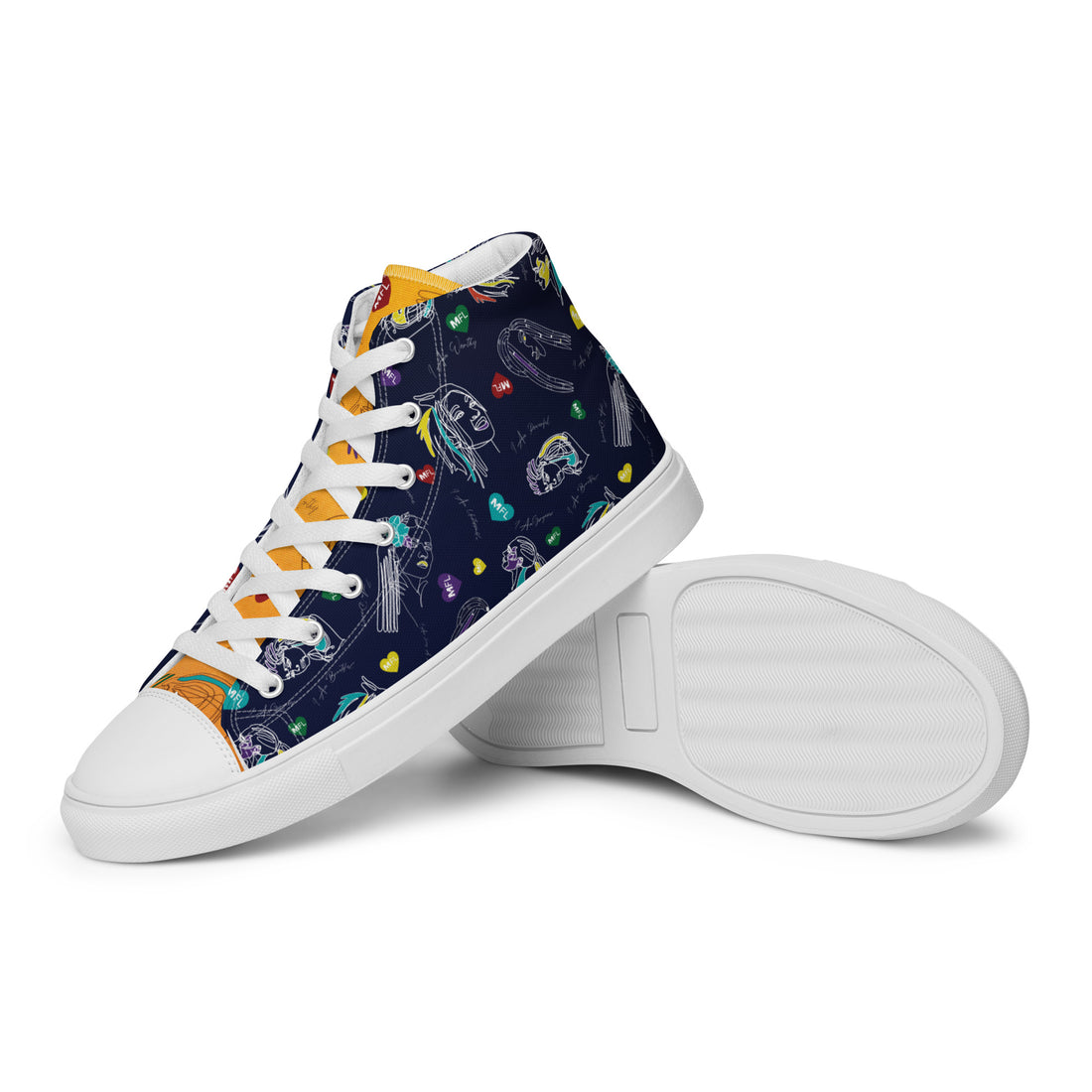 MFL Men’s High Top Canvas Sneakers (Final Sale)