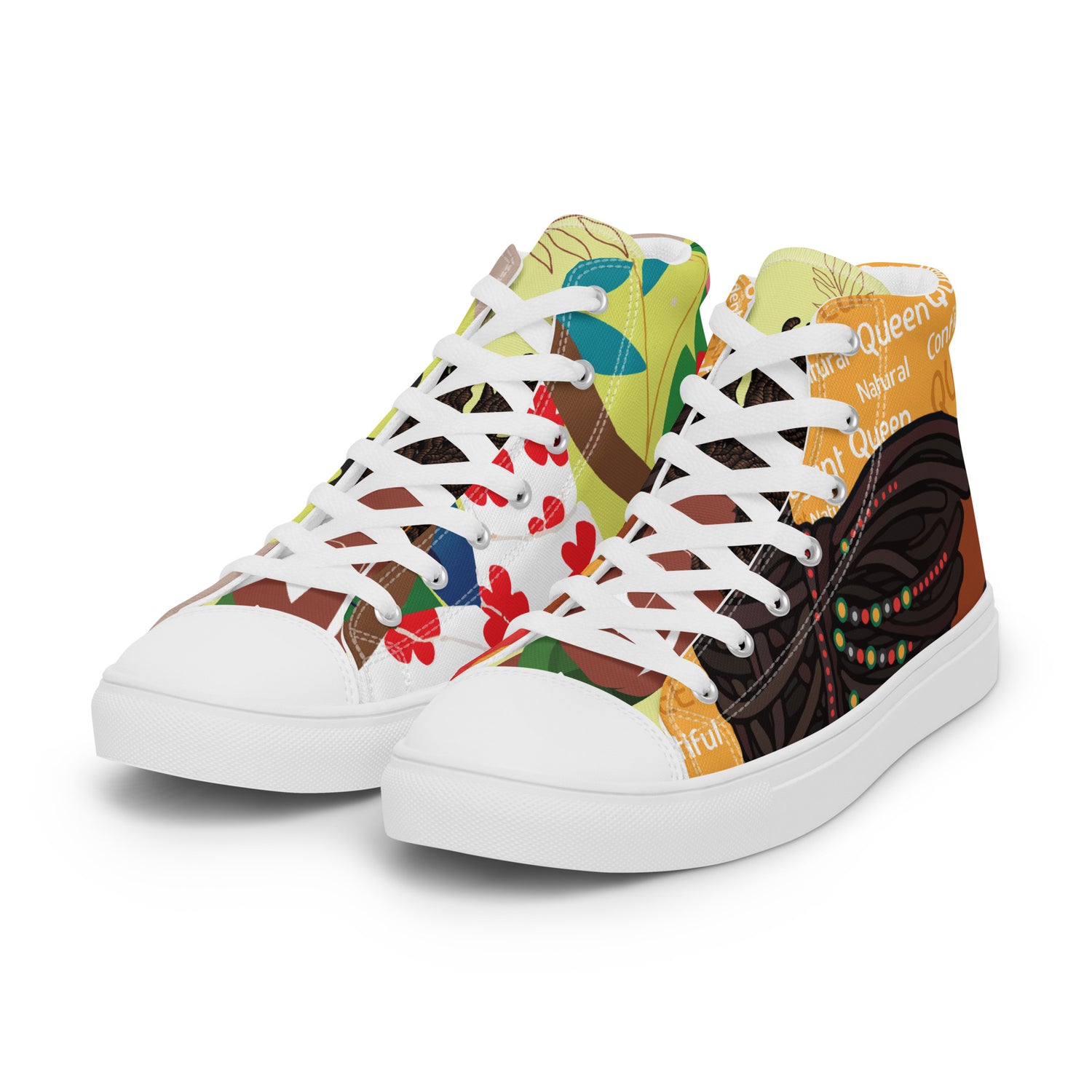 MFL Signature Women’s High Top Canvas Sneakers 6